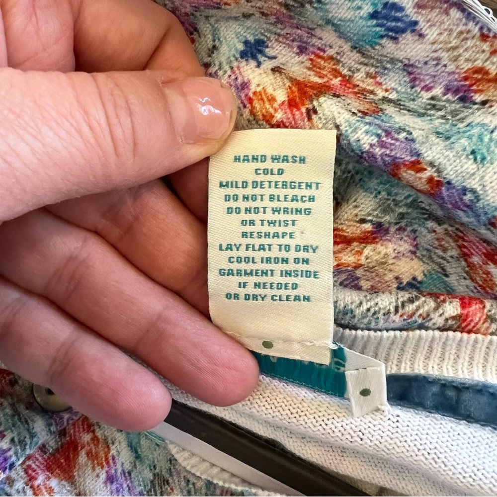 Sundance Multicolor Lightweight Button Front All … - image 4